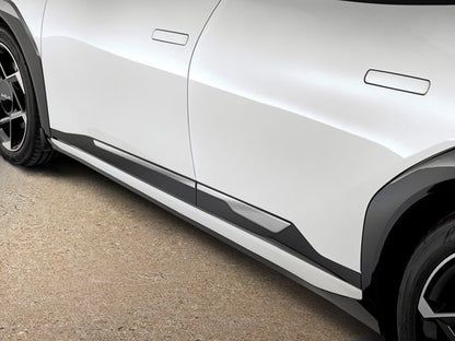 Genuine Kia EV4 Side Trim Lines, Brushed Aluminium Optic