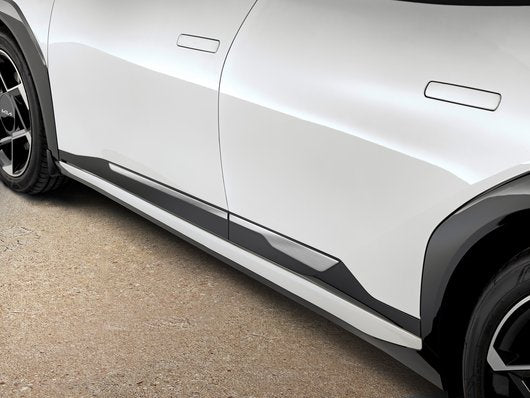 Genuine Kia EV4 Fastback Side Trim Lines, Brushed Aluminium Optic