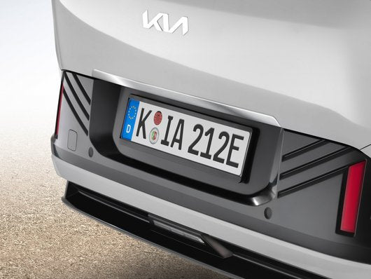 Genuine Kia EV4 Tailgate Trim Line, Brushed Aluminium Optic