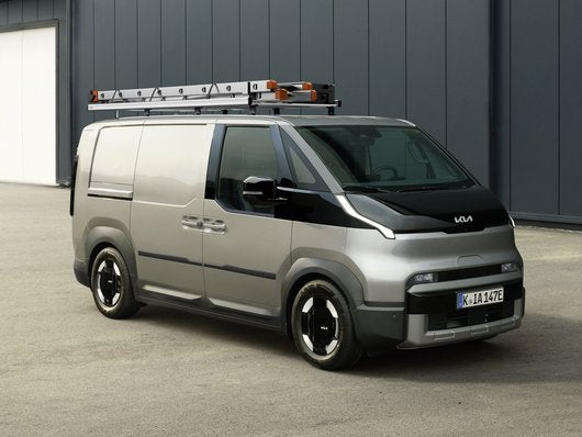 Genuine Kia PV5 Cargo Side Trim Lines, Metallic Grey