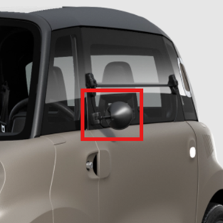 Genuine Citroen Ami External Rear View Mirror