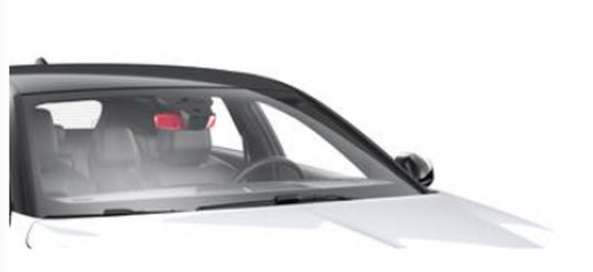 Genuine Vauxhall Astra L Interior Mirror Cover Peperonchino Red