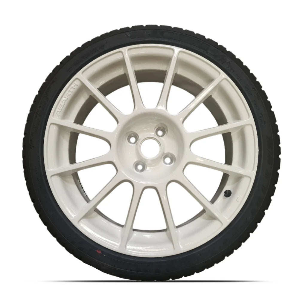 Genuine Abarth 500 17" Alloy Wheel & Tyre Kit - Ivory (Set Of 4)