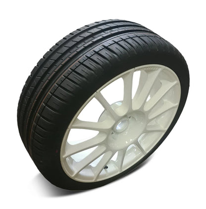 Genuine Abarth 500 17" Alloy Wheel & Tyre Kit - Ivory (Set Of 4)