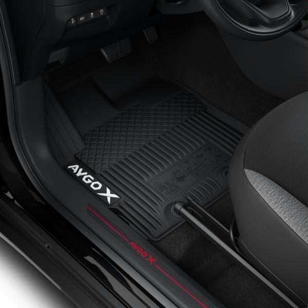 Genuine Toyota Aygo X Rubber Floor Mats