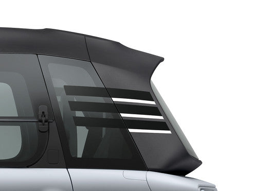 Genuine Citroen Ami Rear Quarter Panel Stickers - Black And White Strips