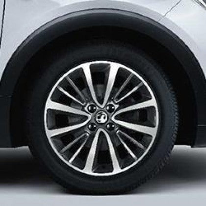 Genuine Vauxhall Crossland X 17" Alloy Wheel - Grey / Diamond Cut