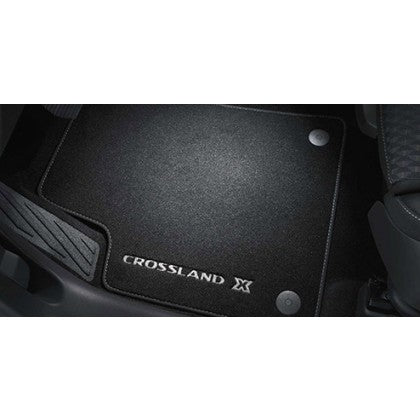 Genuine Vauxhall Crossland X Carpet Mat Set - Velour - Black