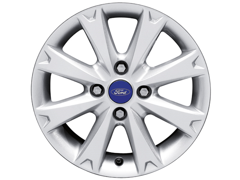 Genuine Ford Fiesta Silver 15" 8Spoke Design Alloy Wheel 2237332