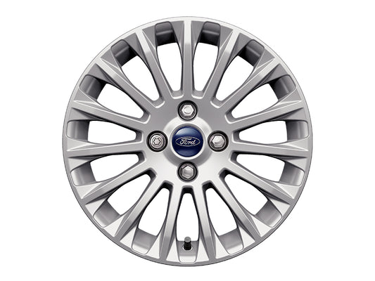 Genuine Ford B-Max 16" 15-Spoke Design Single Sparkle Silver Alloy Wheel