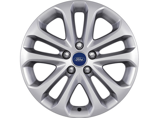 Genuine Ford C-Max 17" 5 X 2-Spoke Design Single Silver Alloy Wheel