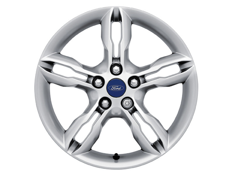 Genuine Ford 17" 5 X 2-Spoke Alloy Wheel - Luster Silver