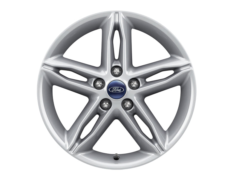 Genuine Ford C-Max 17" 5-Spoke Premium Design Single Silver Alloy Wheel