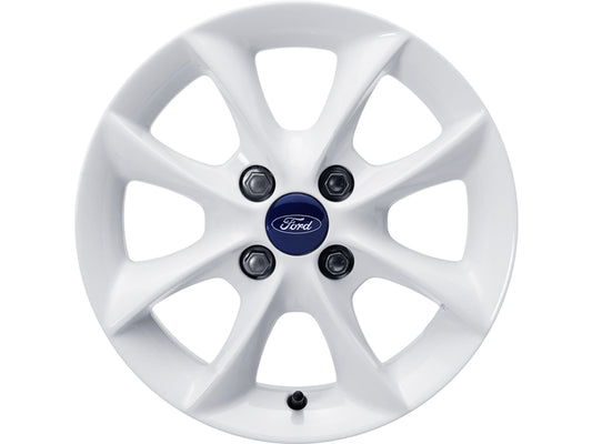 Genuine Ford Ka Single Alloy Wheel 14" 8 Spoke - White
