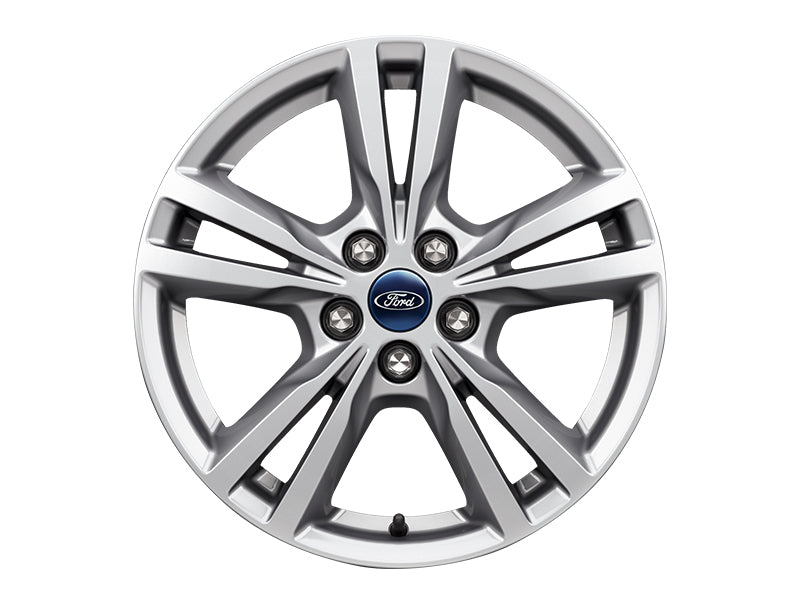 Genuine Ford S Max Alloy Wheel 17" 5X2 Spoke Single Alloy - Sparkle Silver