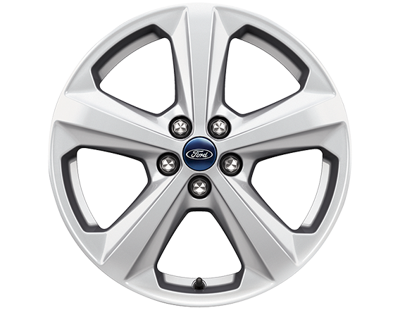 Genuine Ford 18" 5 Spoke Alloy Wheel - Silver