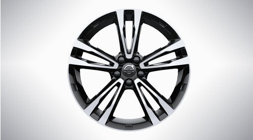 Genuine Volvo Xc60 19" 5-Double Spoke Black Diamond Cut Alloy Wheel 2017 Onwards