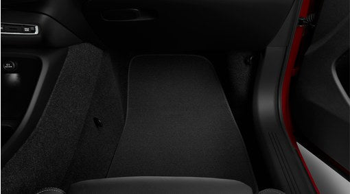 Genuine Volvo Xc40 Carpet Floor Mats With Clips On Driver And Passenger Side - For Fully Electric Models