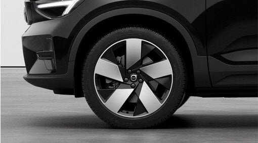Genuine Volvo C40 20" Complete Winter Alloy Wheel Set In Black/Diamond Cut