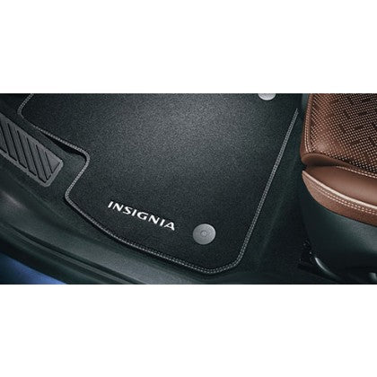 Genuine Vauxhall Insignia Velour Floor Mats In Black And Grey