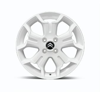 Genuine Citroen Ds3 17" Bellone Alloy Wheel In White