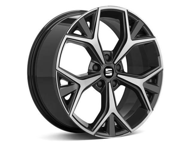 Genuine Seat Ateca Aneto Black 19 Alloy Wheel