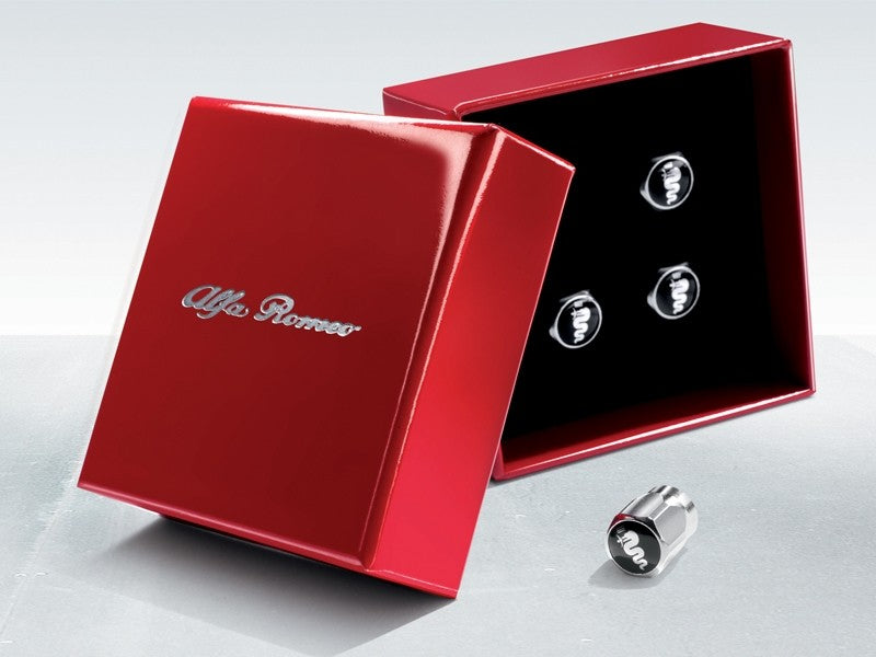 Genuine Alfa Romeo Tyre Valve Caps 50547690 Car Accessories Plus
