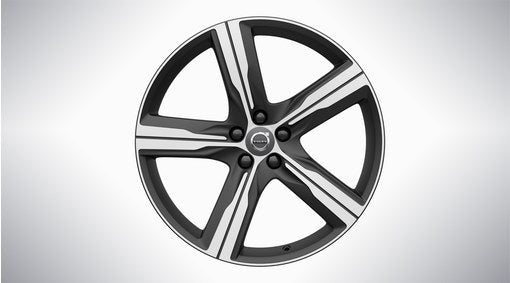Genuine Volvo Xc90 20" 5-Spoke Matt Black Diamond Cut Alloy Wheel 2015 Models