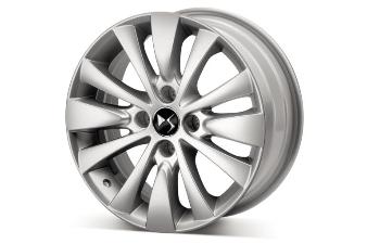 Genuine Citroen Ds5 Baikal 16" Alloy Wheel In Aluminium Grey - Set Of 4