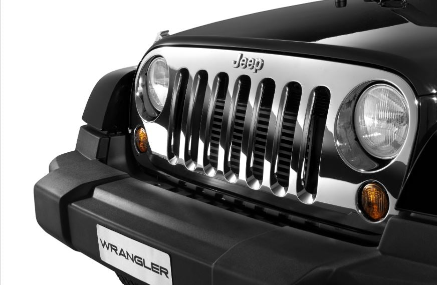 Genuine Jeep Grille Kit, Chrome Wrangler K82210558AD Car