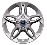 Genuine Ford B-Max 16" 5 Spoke Alloy Wheel - Sparkle Silver