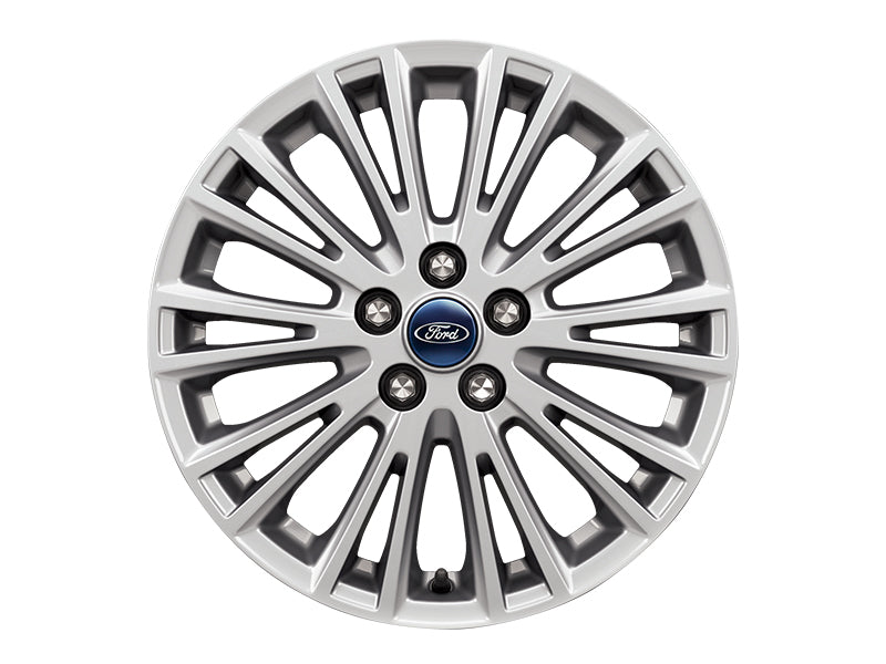 Genuine Ford S Max 17" 10 Spoke V Design Single Alloy - Sparkle Silver