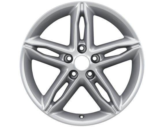 Genuine Ford 17" 5 X 2 Spoke Alloy Wheel - Silver