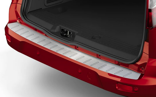 Genuine Ford Transit/Tourneo Connect Rear Bumper Protector - Brushed Aluminium