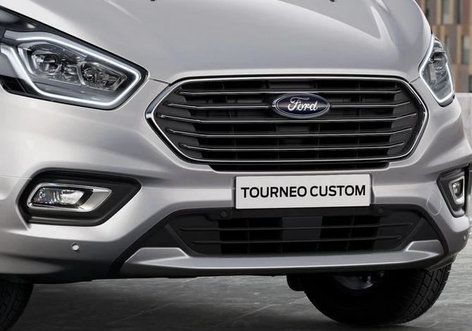 Genuine Ford Transit/Tourneo Custom Front Spoiler - Silver