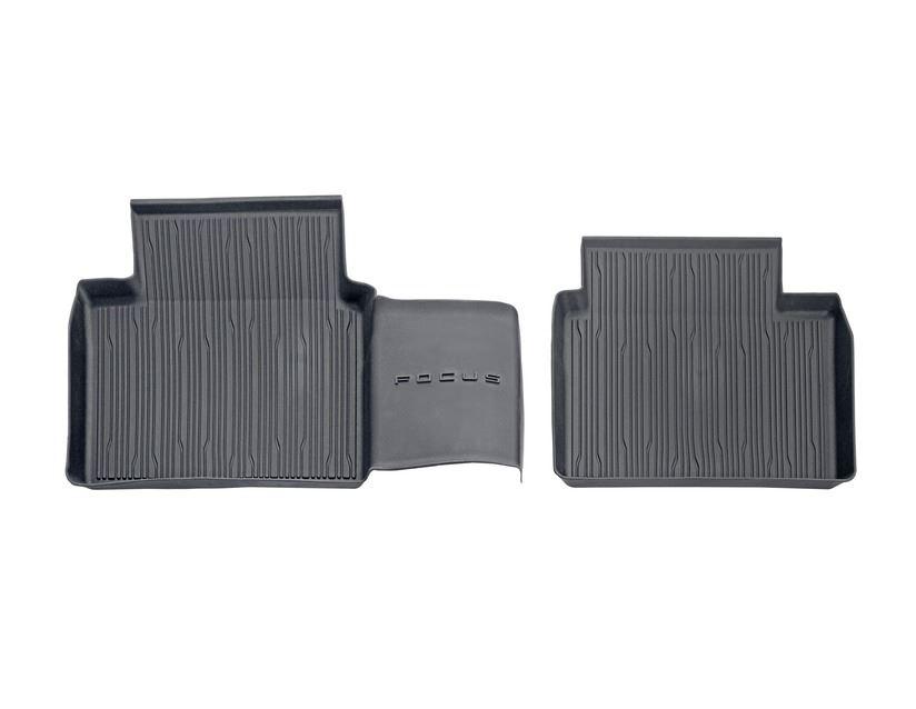 Genuine Ford Focus Rubber Rear Mats - With Transmission Hump Mat