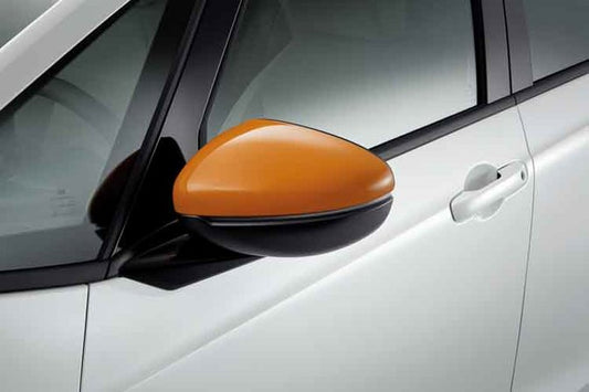 Genuine Honda Jazz Hybrid Mirror Covers - Tuscan Orange