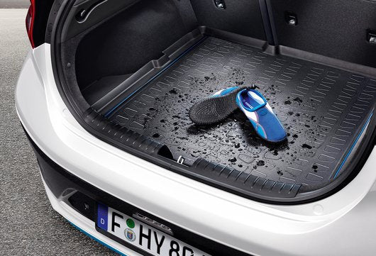 Genuine Hyundai Ioniq Hybrid Boot Liner With Blue Accent