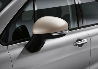 Genuine Fiat 500X Mirror Covers - Beige