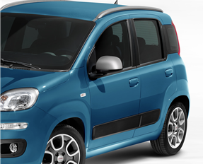 Genuine Fiat Panda Roof Rails - Grey – 50926776 – Car Accessories Plus