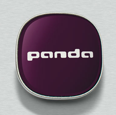 Genuine Fiat Panda Wheel Caps - Violet