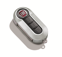 Genuine Fiat Punto Key Cover In Silver