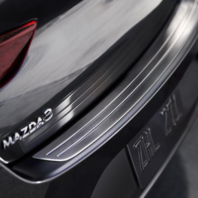 Genuine Mazda 3 Sedan Rear Bumper Protector - Stainless Steel