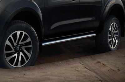 Genuine Nissan Navara Side Bars In Chrome