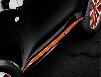 Genuine Nissan Juke Side Door Sill Strips - Orange