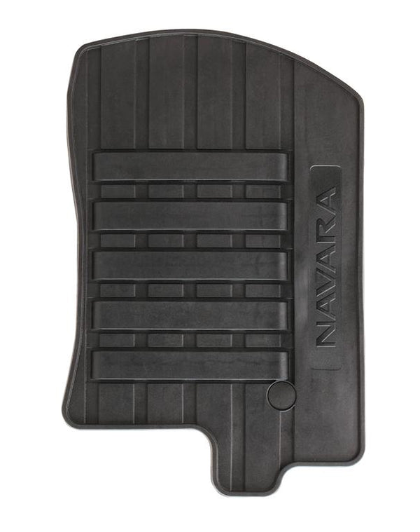 Genuine Nissan D40 Navara Rubber Car Mats Front & Rear (Double Cab