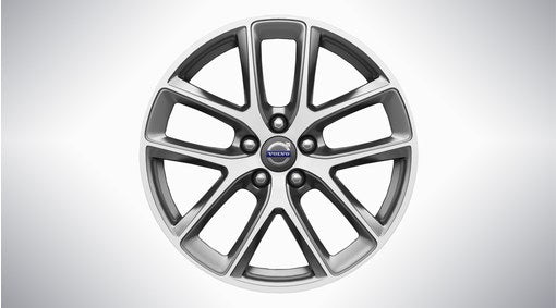 Genuine Volvo V60 18" Modin Alloy Wheel In Diamond Cut/Iron Stone