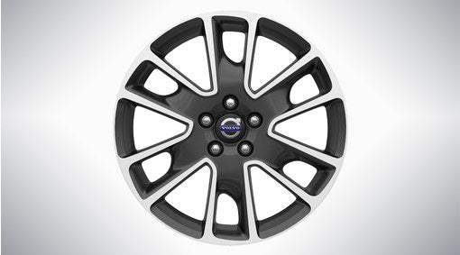 Genuine Volvo V60 18" Freja Alloy Wheel In Diamond Cut/Dark Grey Matt