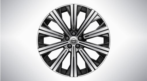 Genuine Volvo Xc90 20" 10 Spoke Black/Diamond Cut Alloy Wheel