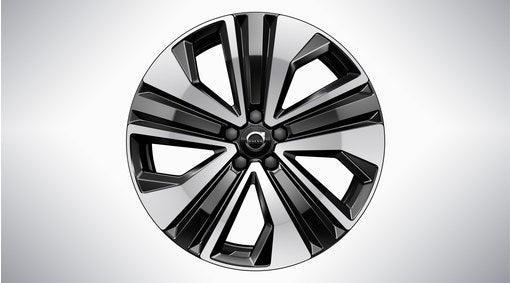 Genuine Volvo V60 19" 5 Open Spoke Alloy Wheel In Black/Diamond Cut